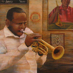 Link to Jazz Trumpeter Painting
